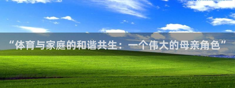  3377体育不出款：“体育与家庭的和谐共生：一个伟大的母亲角