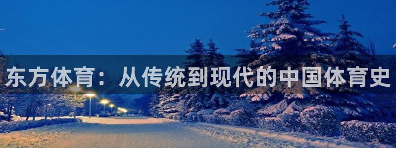  3377体育唯一官方网站：东方体育：从传统到现代的中国体育史